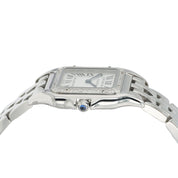 Cartier Panthere Silver Dial Stainess Steel 27mm Quartz Womens Watch W4PN0008