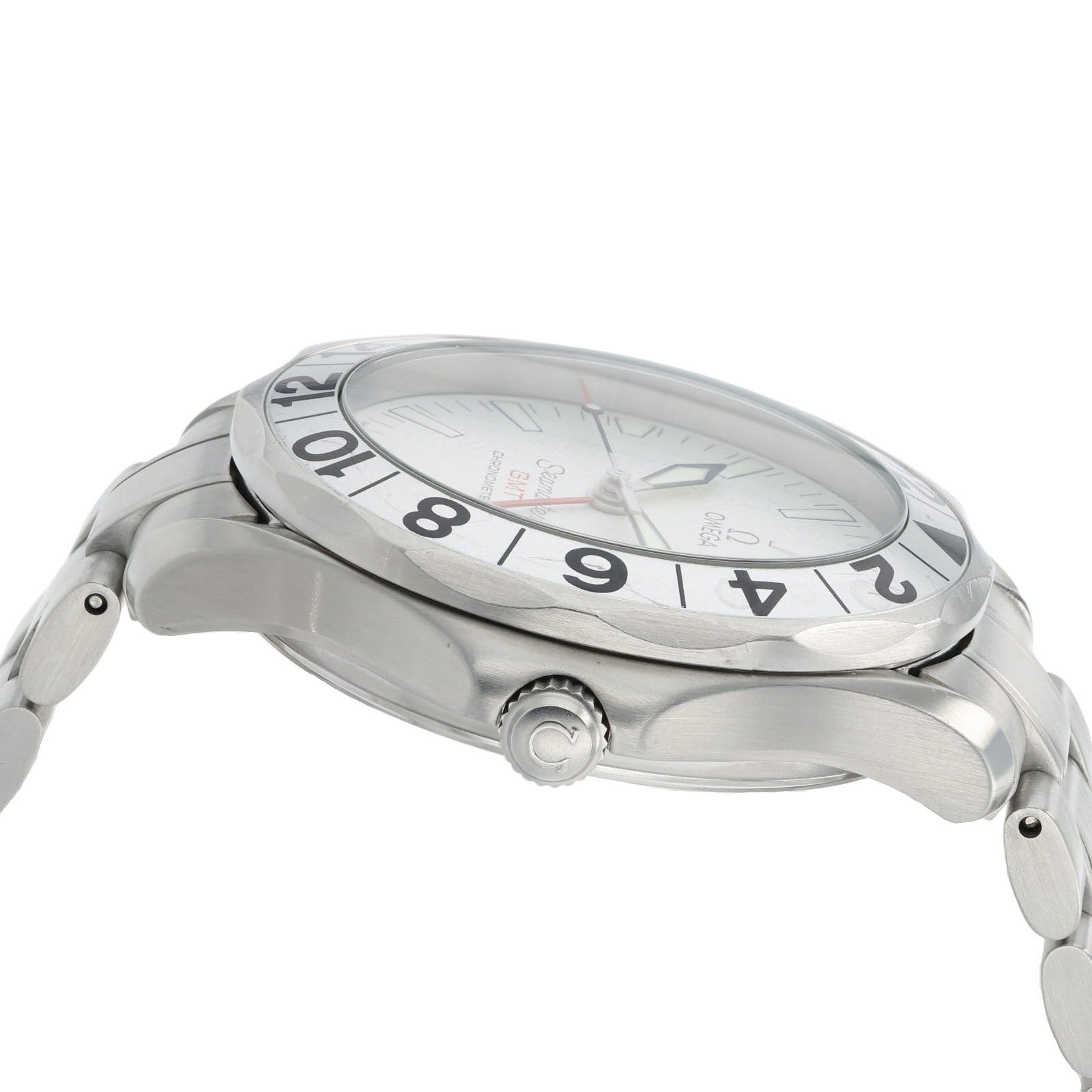 Omega Seamaster "Great White" GMT Chronometer White Dial Automatic 41mm Watch
