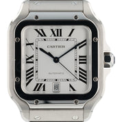 Cartier Santos Stainless Steel Silver Dial 39mm Automatic Men's Watch WSSA0018
