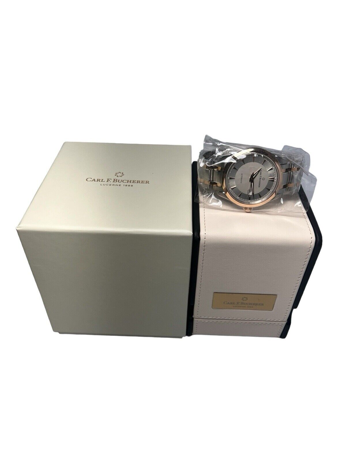 NEW Carl F Bucherer Manero AutoDate Steel & Gold 42mm Automatic Men’s Watch