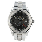 Breitling Colt GMT Stainless Steel Black Dial 40mm Automatic Mens Watch A32350