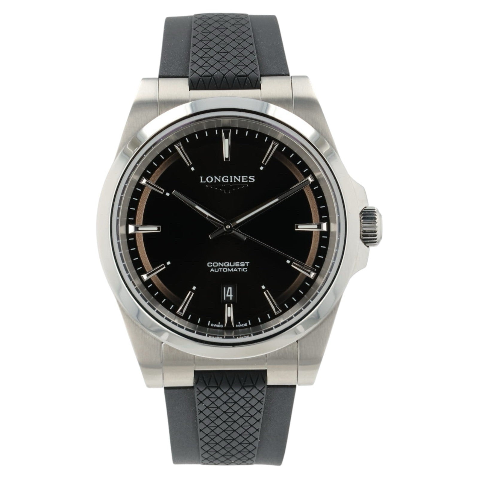 Longines Conquest Black Dial Stainless Steel 41mm Automatic Men’s Watch L3.830.4