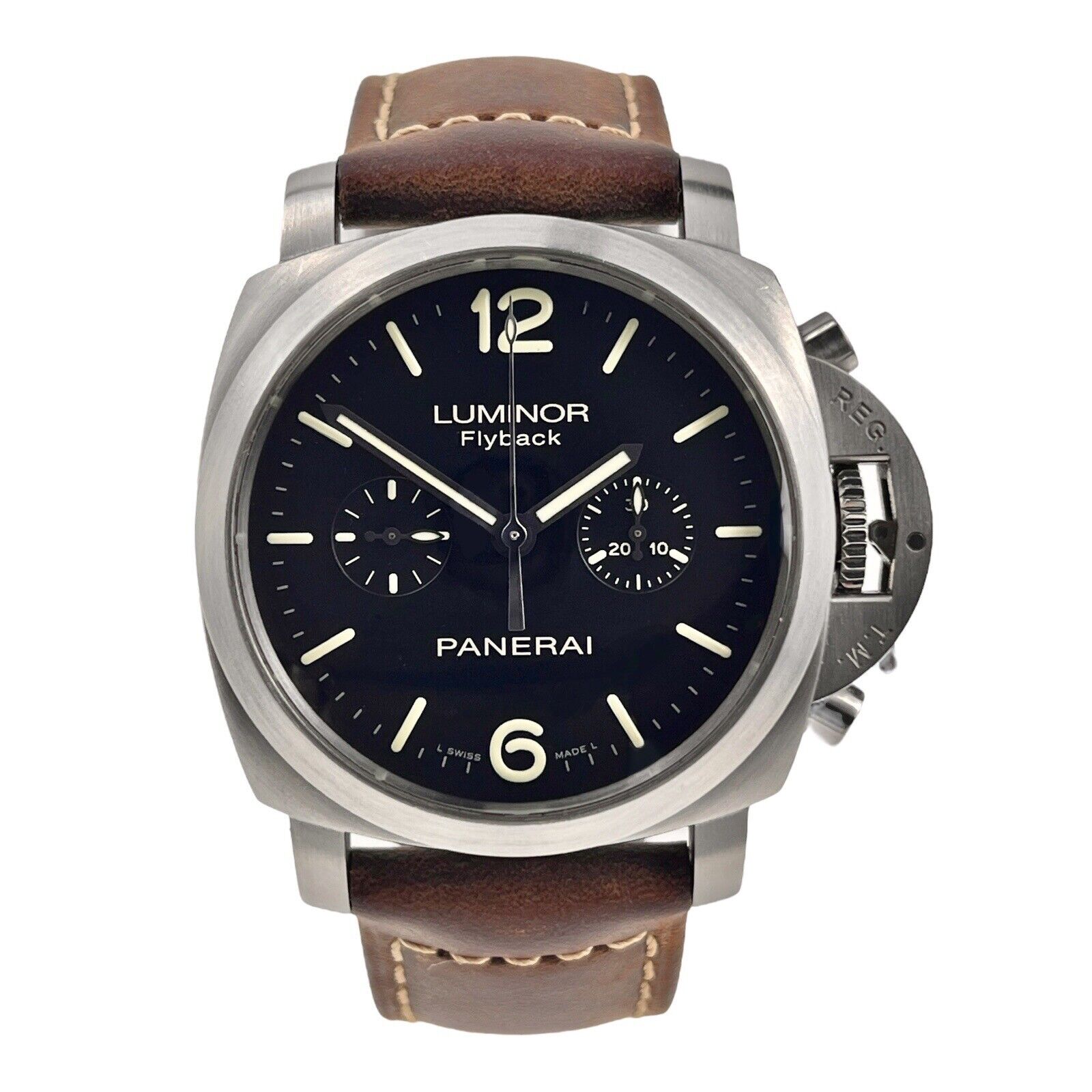 Panerai Luminor Flyback 1950 44mm PAM00361 Automatic Watch w/ Box & Papers 2014