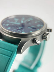 IWC Petronas Pilot Chronograph Titanium Black Dial 41mm Watch IW388108