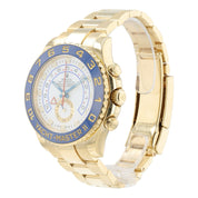Rolex Yacht-Master II White Dial 18k Yellow Gold 44mm Automatic Men’s 116688