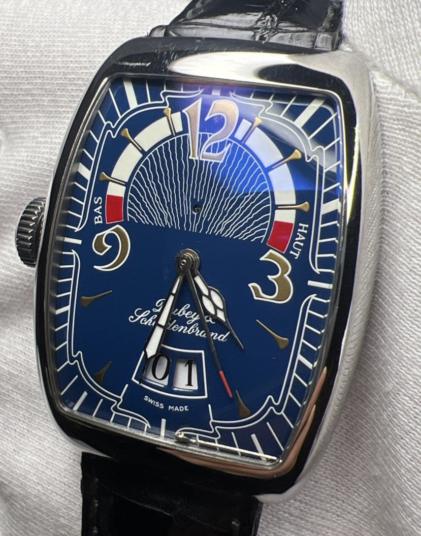 DUBEY＆SCHALDENBRAND Vintage Caprice Limited Edition Automatic Lefty Date Watch