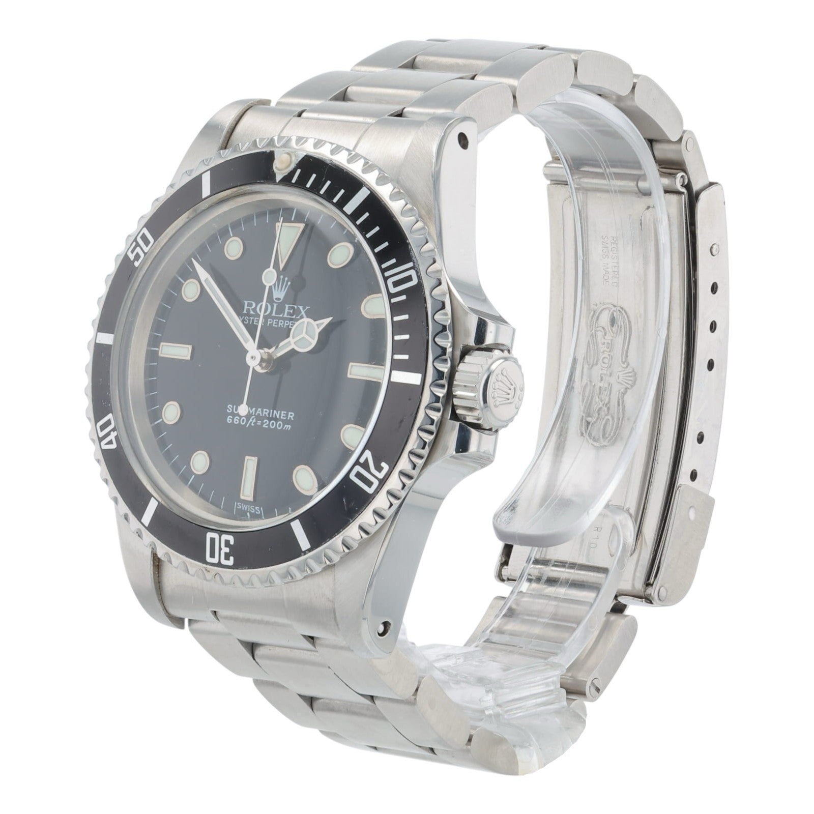 Rolex Submariner Stainless Steel Black Dial 40mm Automatic Men’s Watch 5513