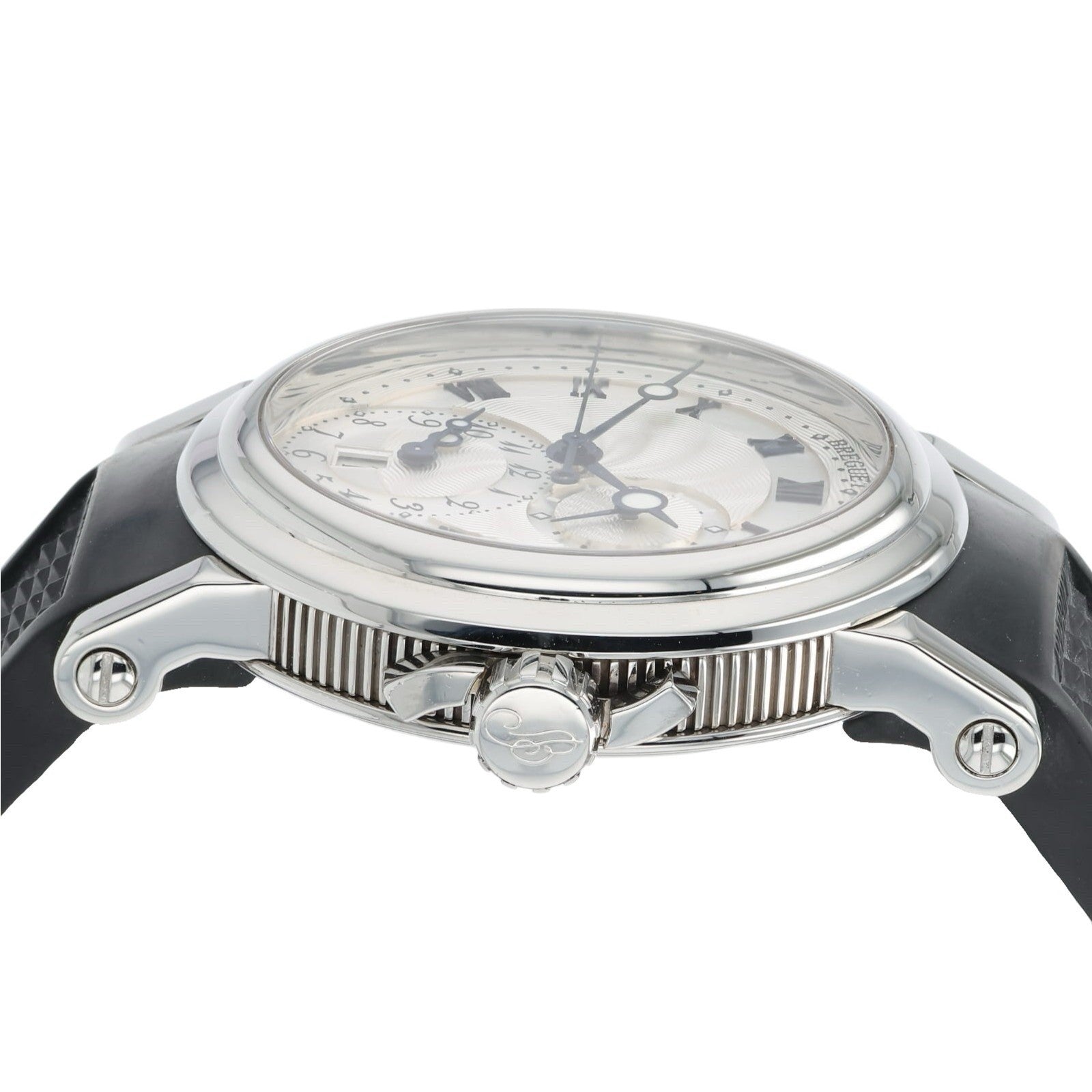 Breguet Marine GMT Silver Dial Stainless Steel 43mm Automatic Men’s Watch 5857