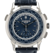 Patek Philippe World Time Blue Dial 18k White Gold 39.5mm Automatic Men’s 5930G