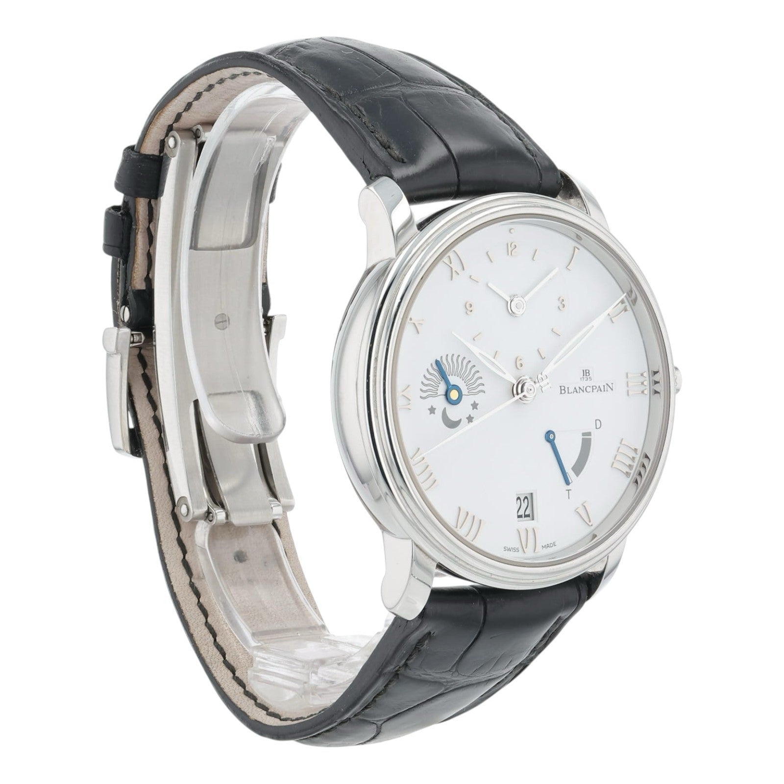 Blancpain Villeret Steel White Dial 40mm Automatic Men’s Watch 6660-1127-55B