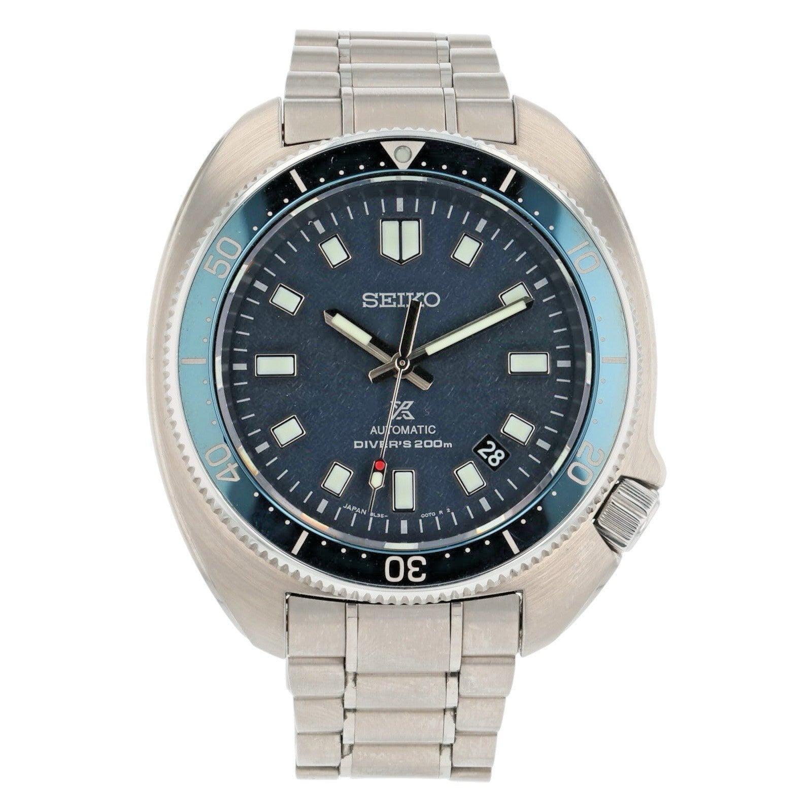 Seiko Prospex Naomi Uemura Stainless Steel Blue Dial 44mm Automatic Mens SLA049