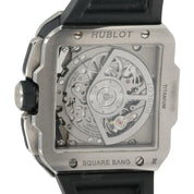 Hublot Square Bang Skeleton Dial Titanium 42mm Automatic Mens 821.NX.0170.RX