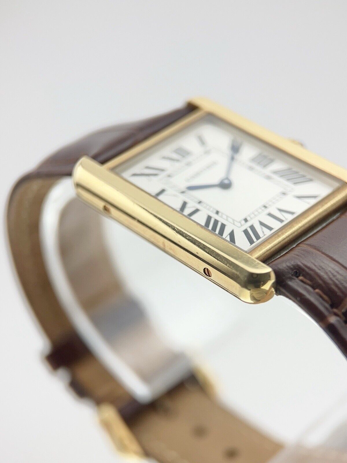 Cartier Tank Solo 18k Yellow Gold and Steel 27mm Quartz Men’s Watch W520004