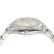 Rolex Date Silver Roman Dial Stainless Steel 34mm Automatic Watch 115234