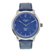 Glashutte Original Sixties Steel Blue Dial 42mm Automatic Mens 2-39-47-06-02-04