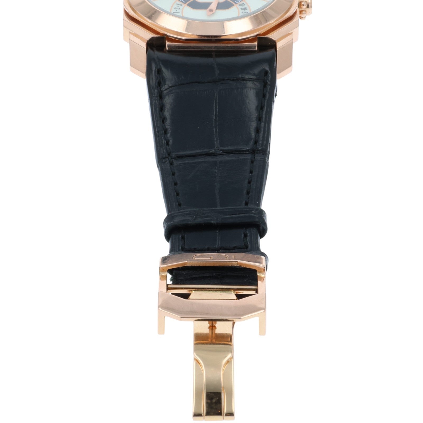Gerald Genta Octo Bi-Retrograde 18k Rose Gold 43mm Men's Watch OBR.Y.50