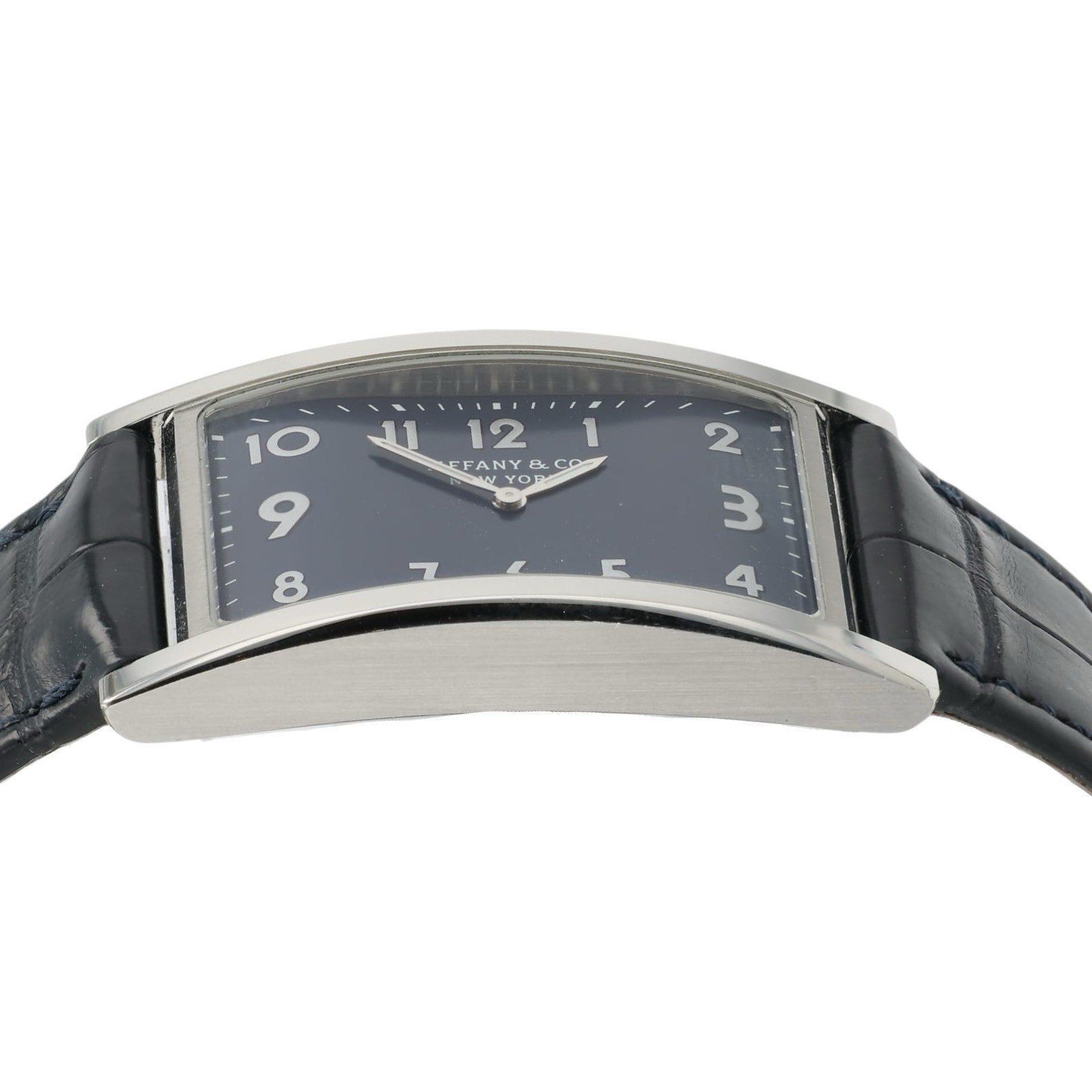 Tiffany & Co. East West Blue Dial Stainless Steel Quartz Movement Unisex Watch