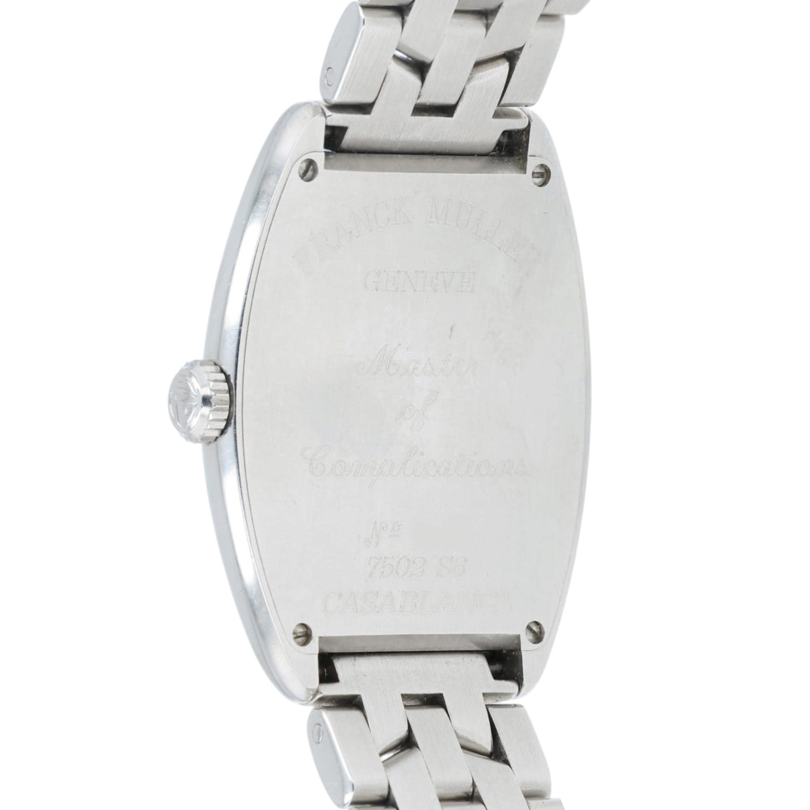 Franck Muller Casablanca Salmon Dial Steel 29x39mm Manual Wind Mens 7205 S6