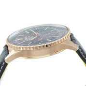 Breitling Navitimer Green Dial 18k Red Gold 46mm Automatic Mens Watch RB0137