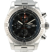 Breitling Avenger Black Dial Stainless Steel 48mm Automatic Mens Watch A13370