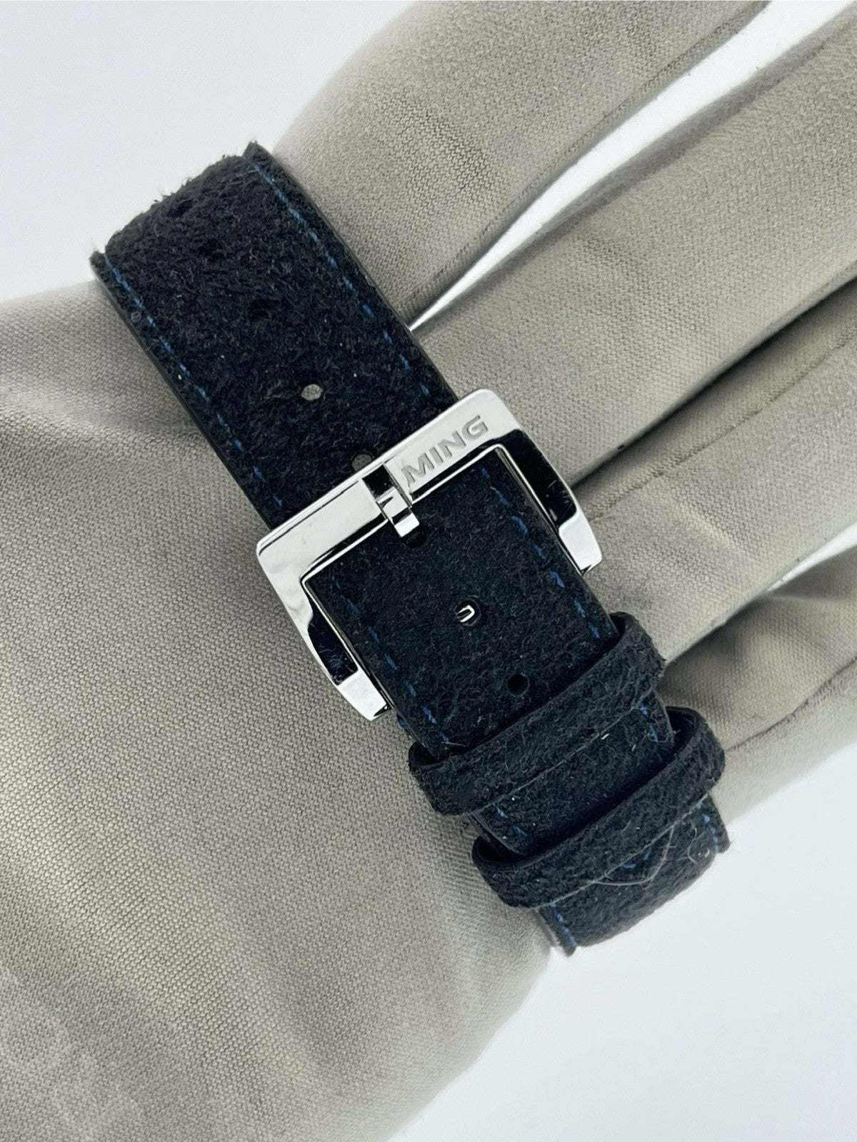 Ming Blue Stainless Steel Blue Dial 17.09