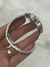 Cartier Santos Stainless Steel Grey Dial 39.8mm Automatic Men's Watch WSSA0037