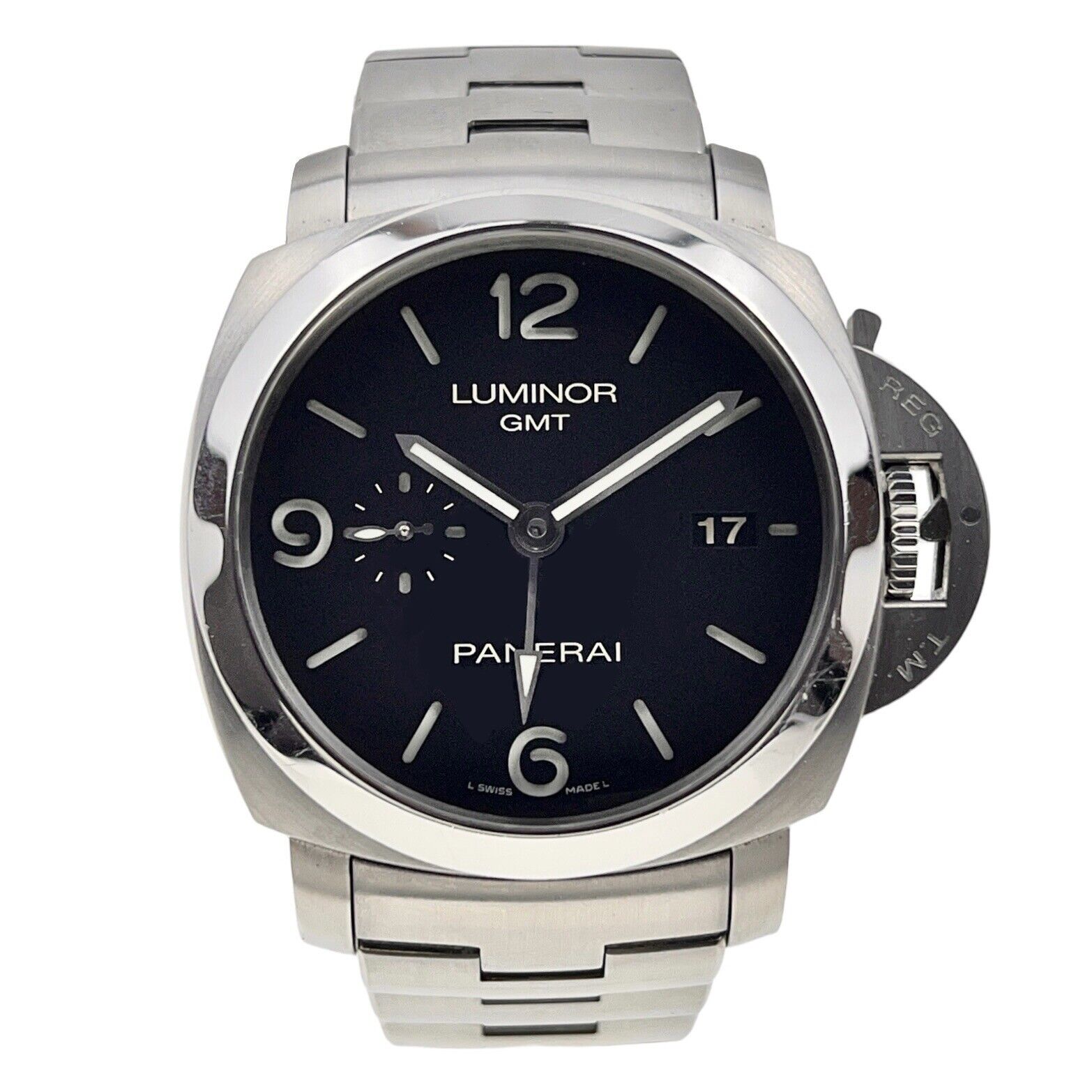 Panerai Luminor 1950 3 Days GMT Steel 44mm Autoamtic Men’s Watch PAM00329