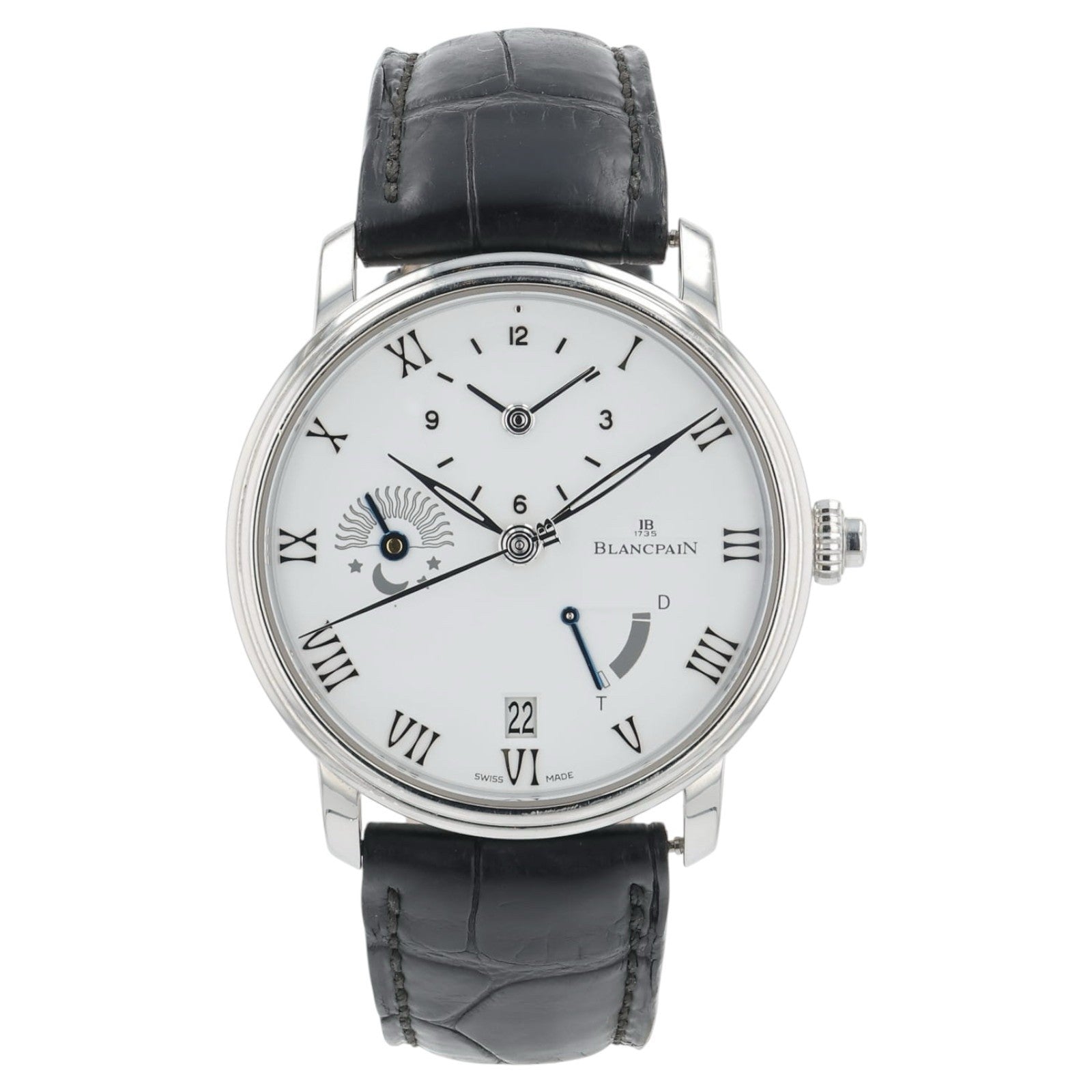 Blancpain Villeret Steel White Dial 40mm Automatic Men’s Watch 6660-1127-55B