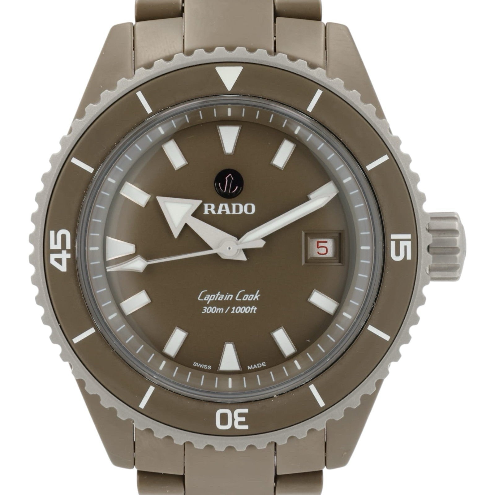 Rado Captain Cook Ceramic 43mm Automatic Movement Men’s Watch 763.6130.3