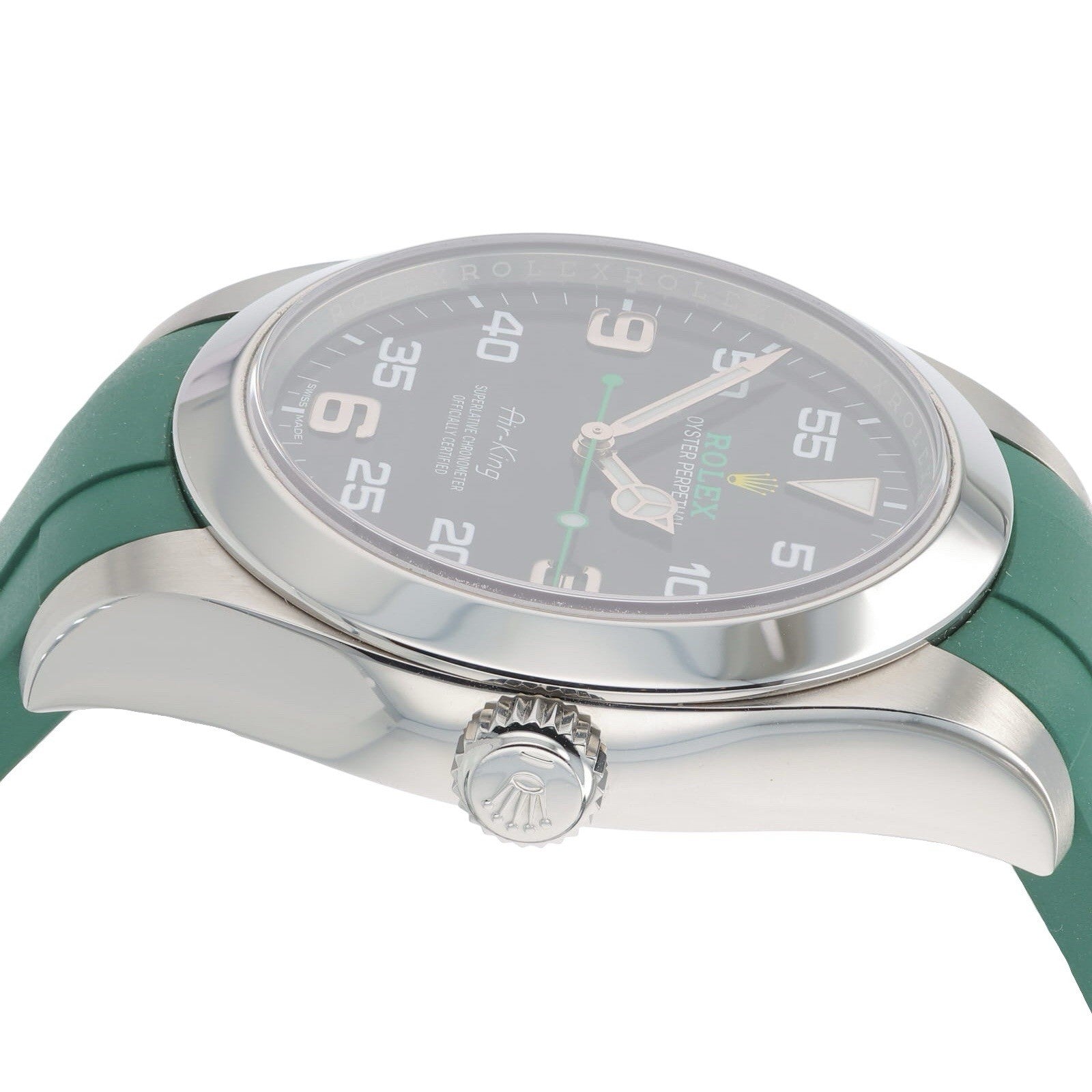 Rolex Air King Stainless Steel Black Dial 40mm Automatic Men’s Watch 116900 B&P