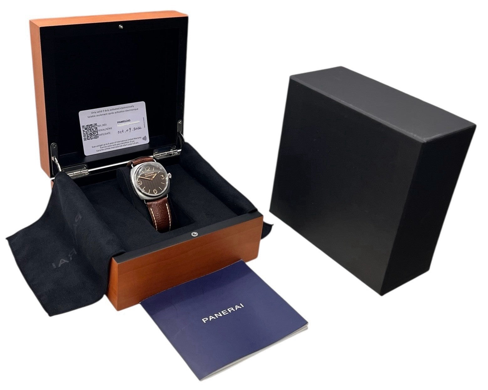 Panerai Radiomir Eilean Stainless Steel Brown Dial 45mm Manual Mens PAM01243