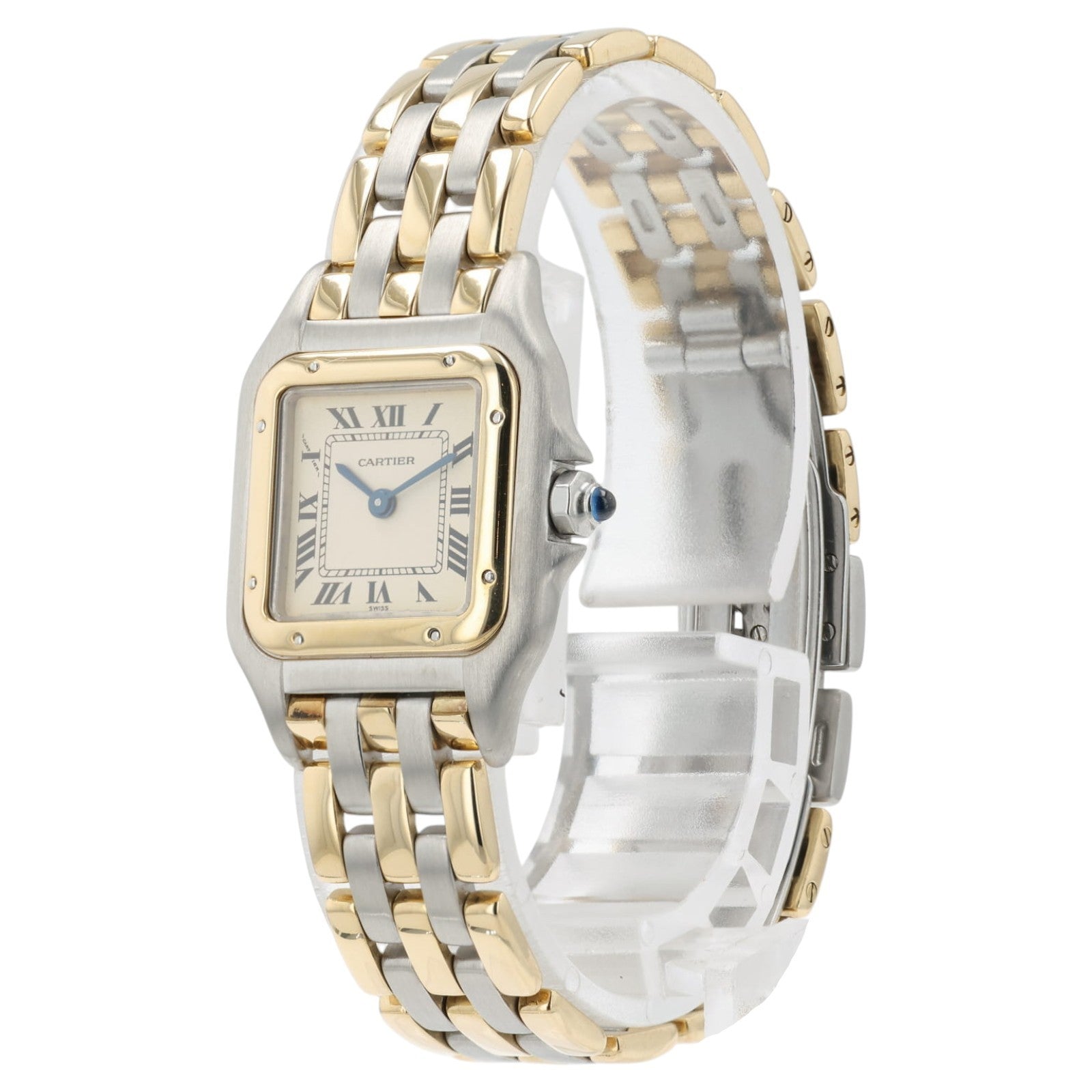 Cartier Panthere Two-Tone Silver Dial Stainless Steel & Gold 22mm Watch 6692