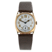 1942 Omega White Dial 9ct Gold 31.5mm Manual Wind Movement Unisex Watch