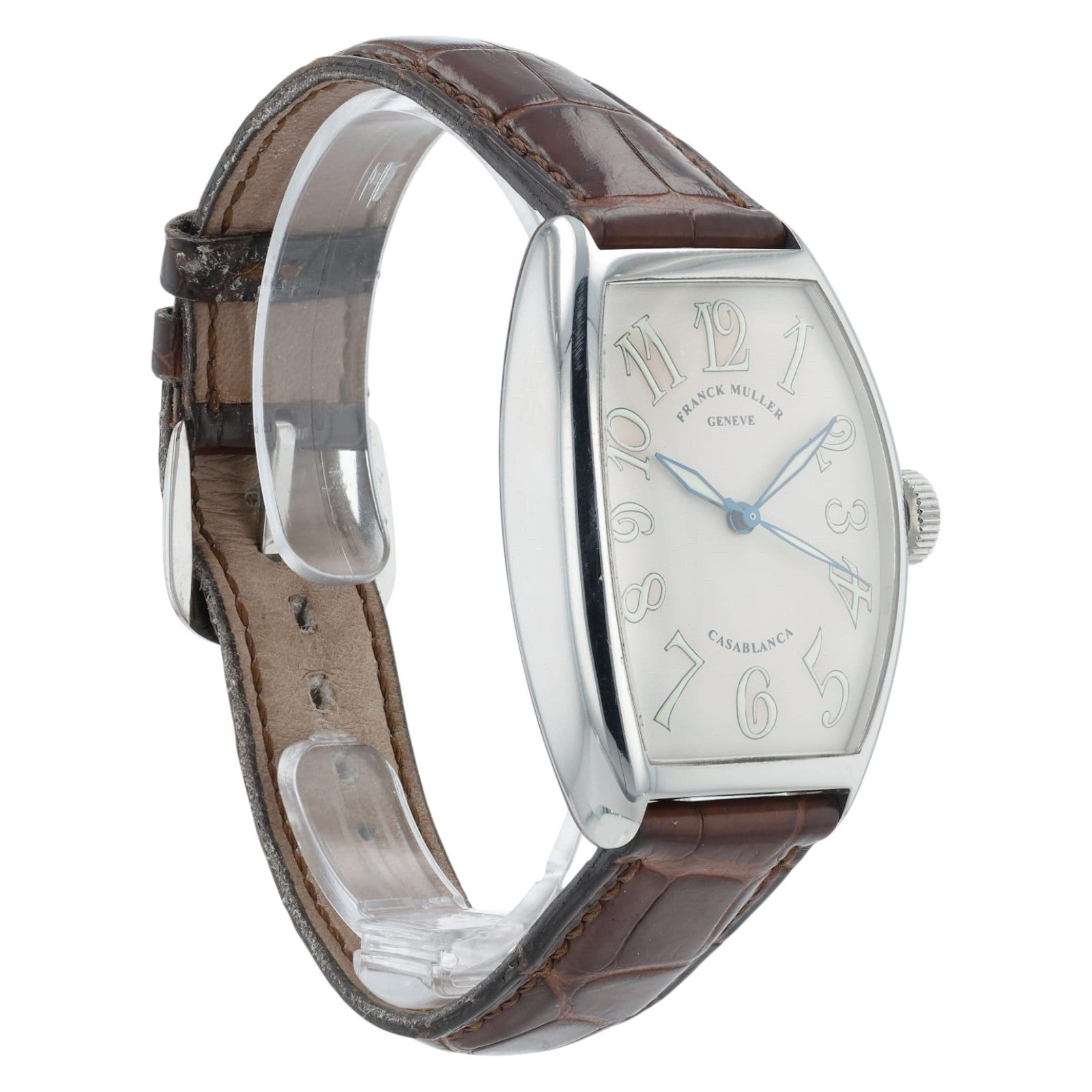 Franck Muller Casablanca Silver Dial Steel 32mm Automatic Men’s Watch 5850
