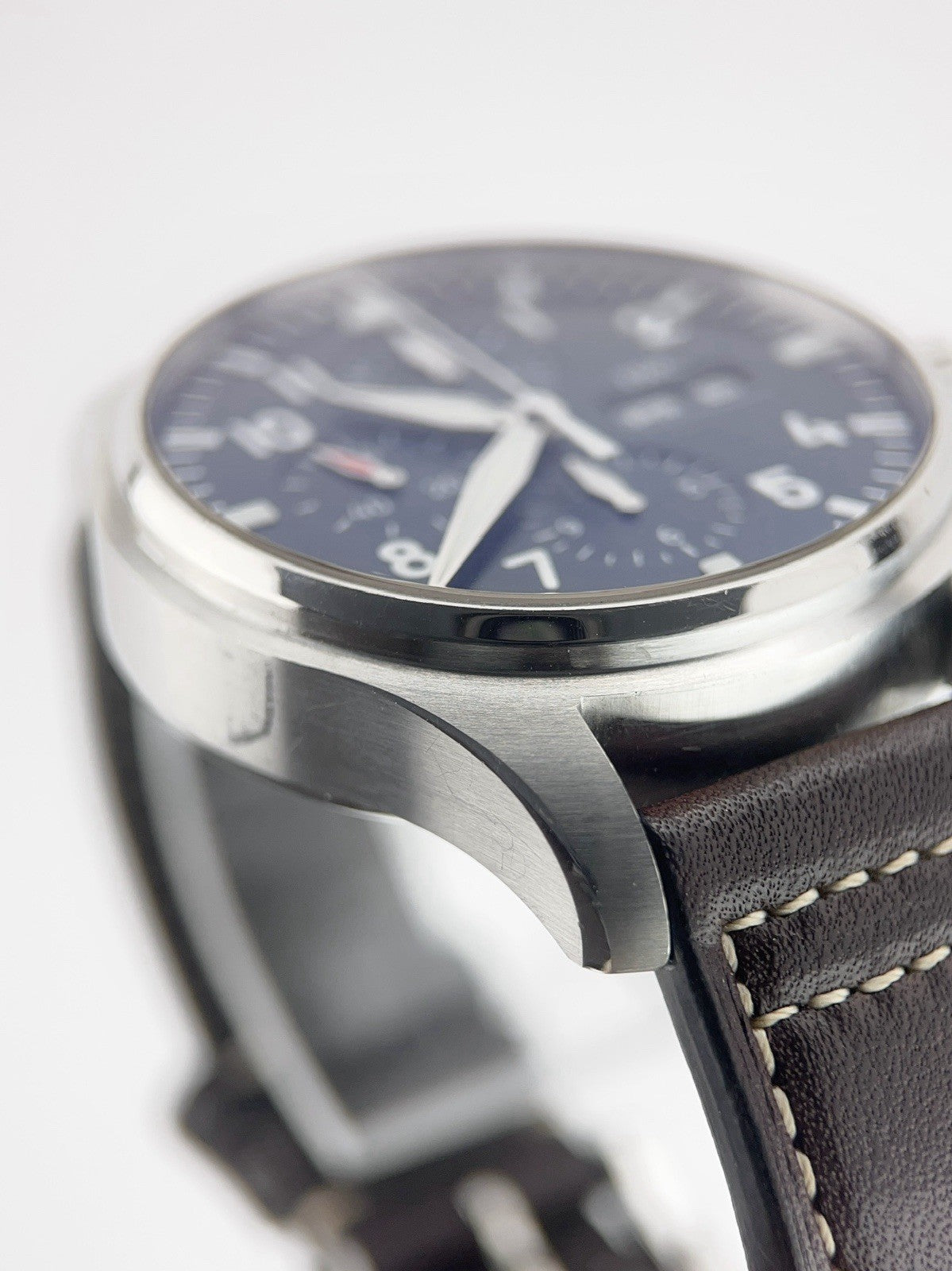 IWC Pilot Stainless Steel Blue Dial 43mm Automatic Movement Men’s Watch IW377714