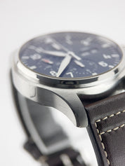 IWC Pilot Stainless Steel Blue Dial 43mm Automatic Movement Men’s Watch IW377714