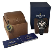 Breitling Chronomat Stainless Steel Black Dial 44mm Automatic Men's Watch AB0136