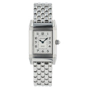 Jaeger LeCoultre Reverso Duetto Silver MOP Dial Steel 20mm Manual Watch Q2668120