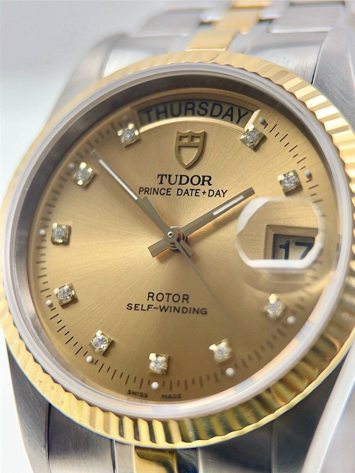 Tudor Prince Date Day Two Tone 36mm Automatic Men’s Watch 76213 - Box/Papers