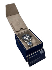 Breitling Chronomat Stainless Steel Black Dial 44mm Automatic Men’s Watch AB0136