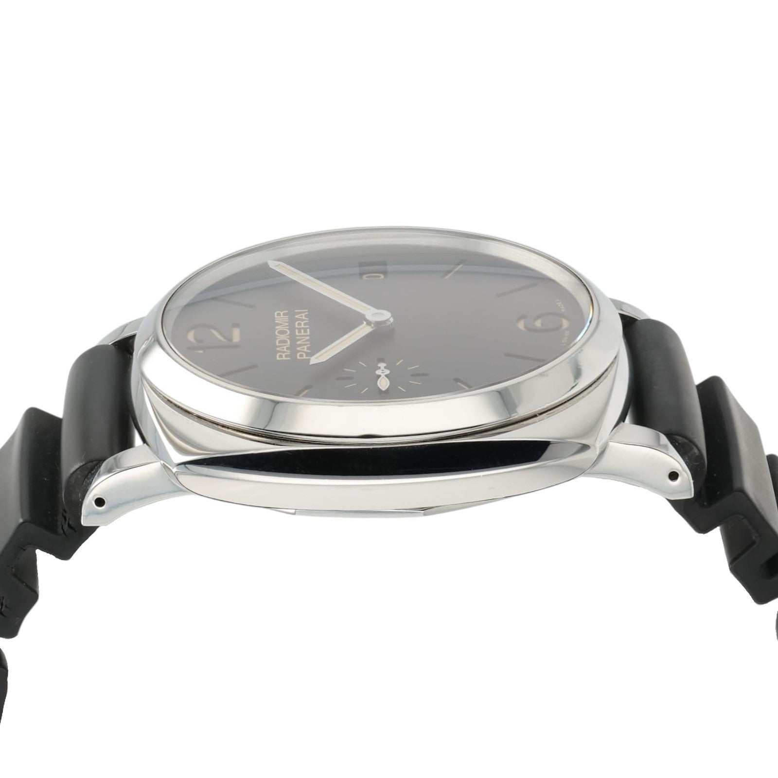 Panerai Radiomir Black Dial Stainless Steel 47mm Manual Wind Mens Watch PAM00514
