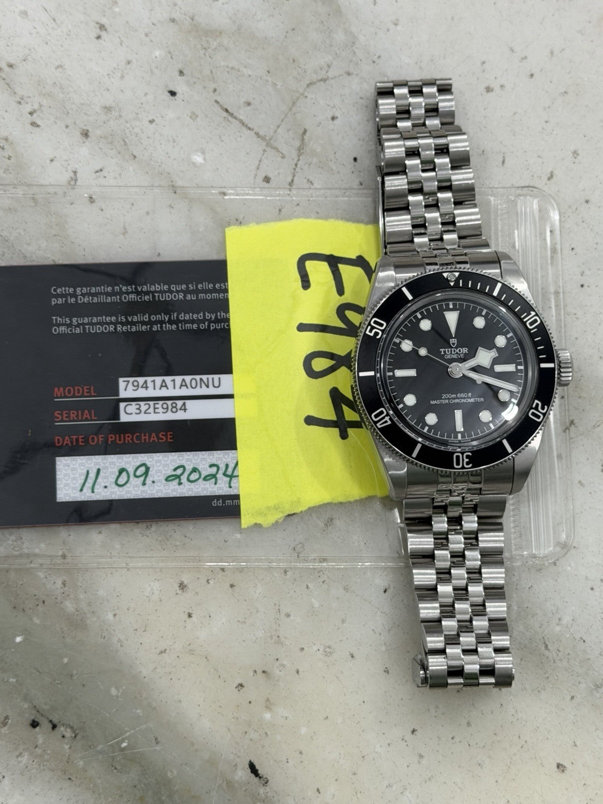 2024 Tudor Black Bay Steel Black 41mm Auto Men's Watch 7941A1A0NU