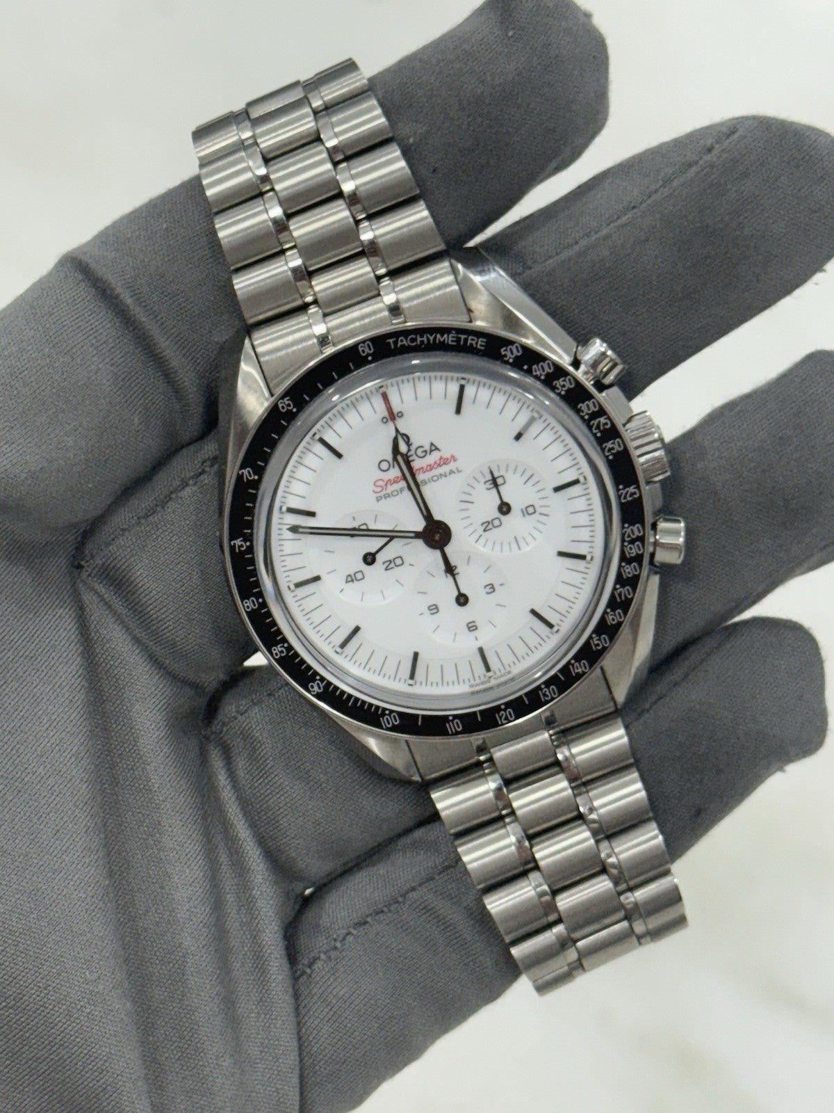 OPEN CARD Omega Speedmaster White Dial 42mm Manual Wind Mens 310.30.42.50.04.001