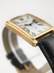 Patek Philippe 18k Yellow Gold White Dial 25mm Manual Wind Men's Watch 5009J
