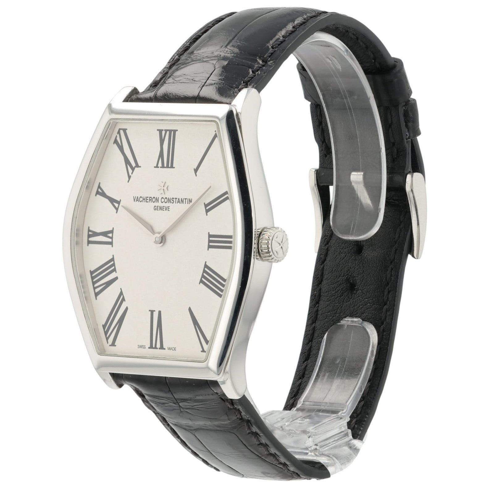 Vacheron Constantin Malte White Dial Platinum 36x47mm Manual Wind 82131/000P-976