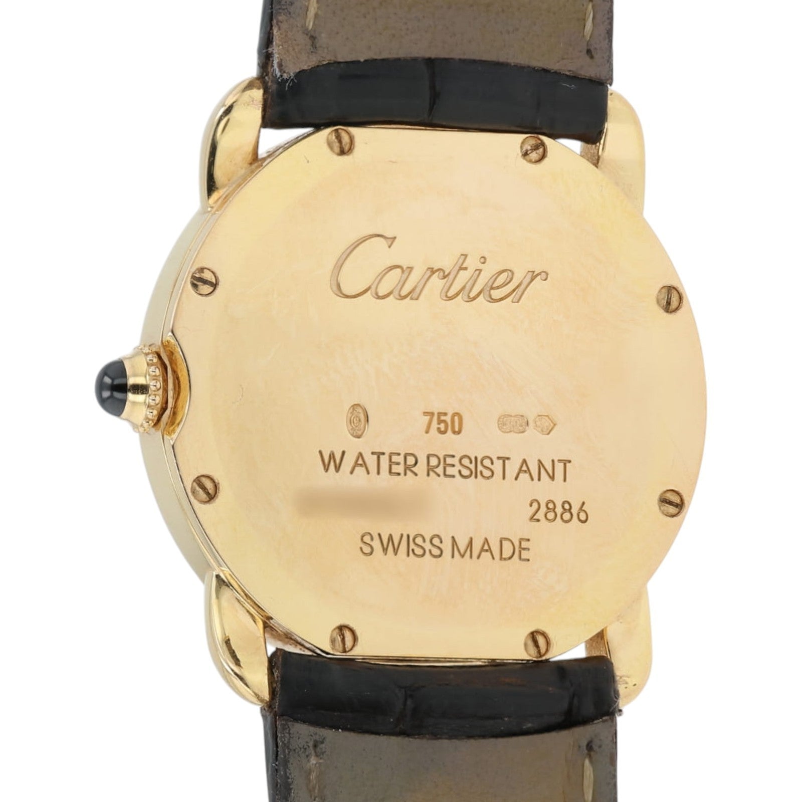 Cartier Ronde Louis Silver Dial 18k Rose Gold 29mm Quartz Women's Watch 2886