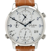 Glashutte Original Senator White Dial Steel 44mm Automatic Mens 1-89-02-03-02-30