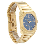 Bulgari Octo Finissimo Blue Dial 18k Yellow Gold 40mm Automatic Mens 103812