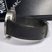 Alain Silberstien 39.5mm Titanium Automatic Date Watch Mother Pearl Dial w/ Box