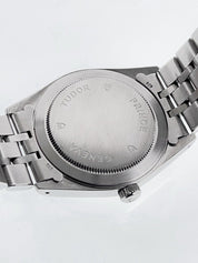 Tudor Prince Date Stainless Steel Silver Color Dial 34mm Automatic Men’s 74034